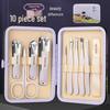 Stainless Steel Manicure & Pedicure Nail Clipper & Knife Set - National Tide Collection