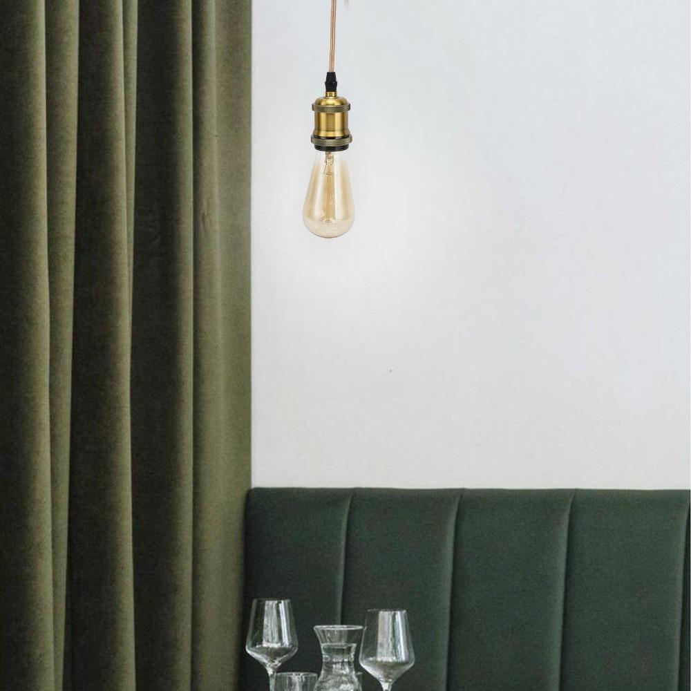 100-240V Vintage Pendant Light E27 Pendant Socket Durable Pendant Light Kit Hall