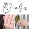 Cat Finger Rings Cat Adjustable Opening Rings Alloy Material Party Jewelry