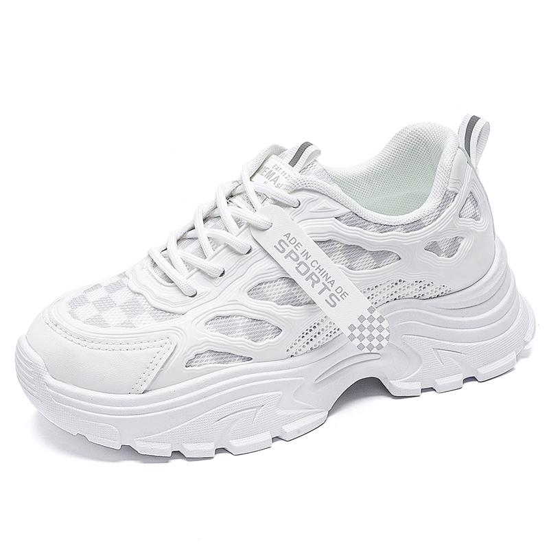 

Fashion Round Tip Thick Sole Running Shoes Women Bling Casual Women Golf Sneakers For Women Shoes Sports High Fashion Shoess 40