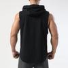 Men's Summer Thin Sleeveless Hooded Vest Sports Sweatshirt Basketball Jacket Waistcoat Bottoming Shirt Top
