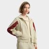 FILA WHITE Jackets Women's Tide Foam Gray GY Stand Collar Moderate Other F11W533501F-GY