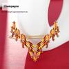 1 Stück Koreanische V-förmige Schnalle Haarnadeln Luxuriöse Glänzende Kristall Haarspange Für Damen Mädchen Haarschmuck Kopfschmuck Mode Ornamente