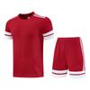 Mens Quick-Dry Sport Set Running Gym Training Short Sleeve Top Shorts Breathable Athletic Wear