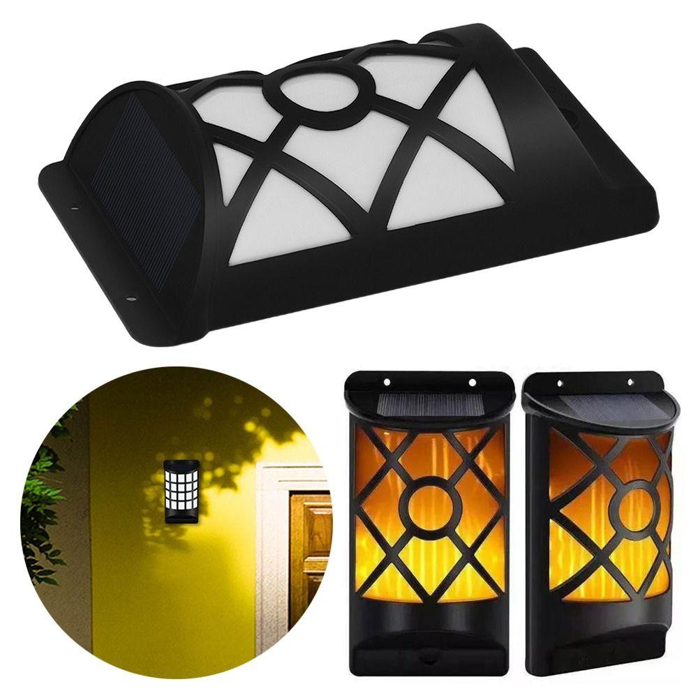

Sensor Auto On/Off Solar Flame Lights Led Night Lights Wall Fence Lights Waterproof Wall Lights