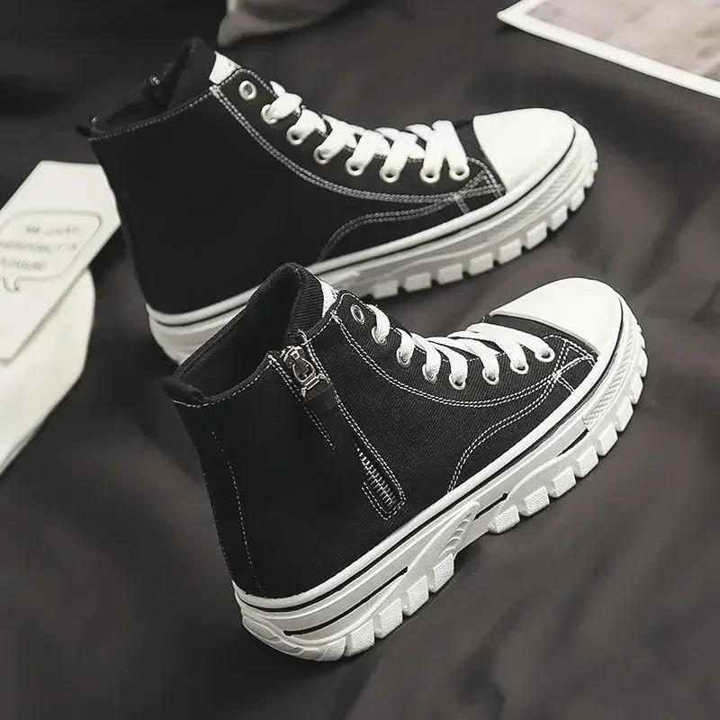 Chunky Booties Trend 2025 Ankle Sports Boots for Women Platform Y2k Chic and Elegant On Offer Autumn Woman Short Sneakers Shoes