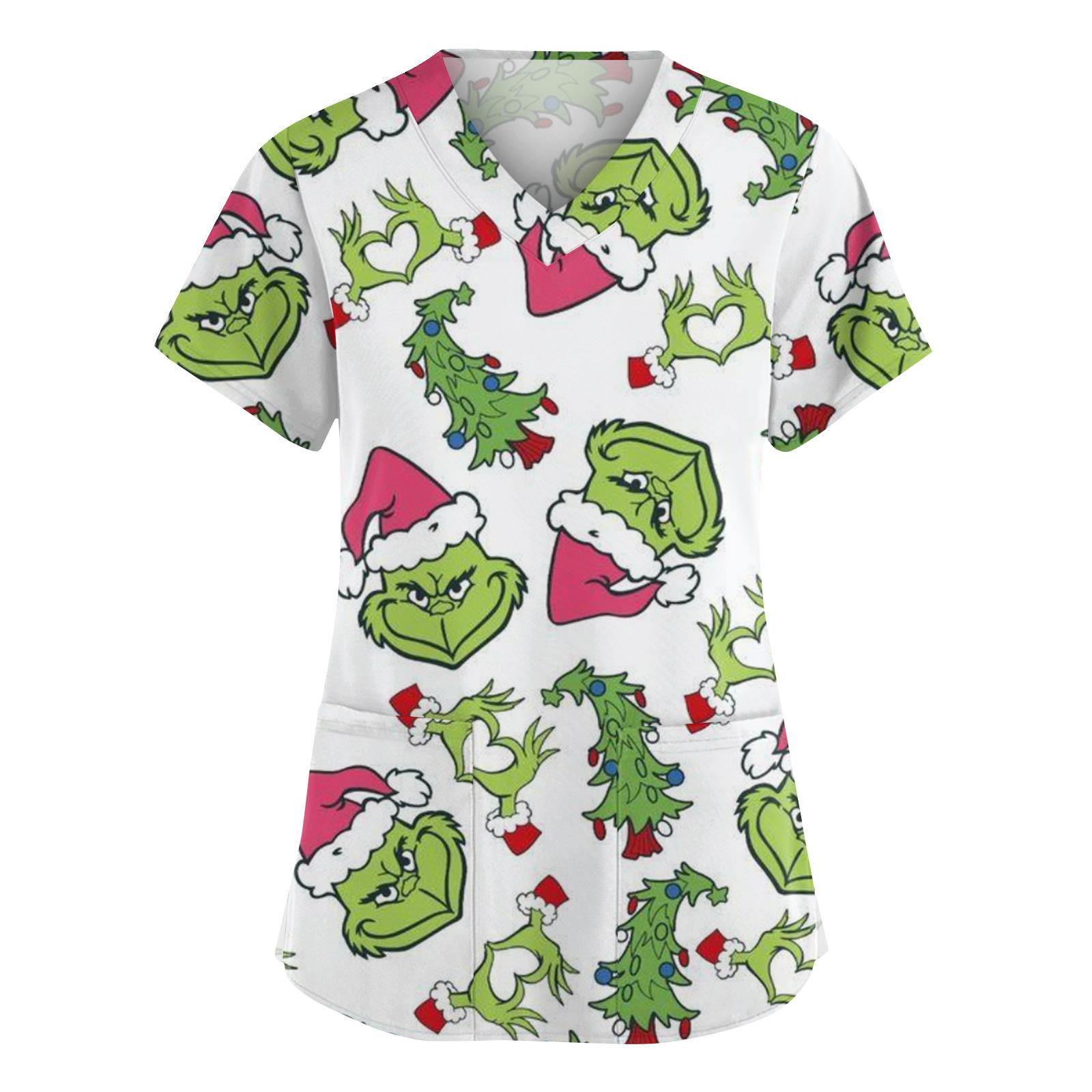 

Женская мода V-образный вырез короткий рукав комбинезон с карманами принт топы одежда M