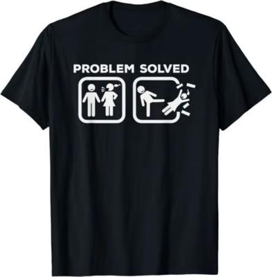Y2K Sommerkleidung Ehefrau Ehemann Probleme Scheidungslösungen Lustige Scheidungszitate T-Shirts Harajuku Baumwolle Rundhals T-shirt Stre
