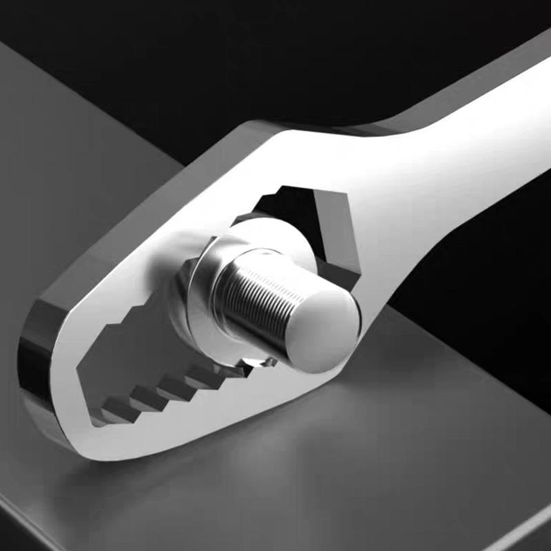 Self-tightening Adjustable Glasses Wrenches 8-24mm Universal Wrench Board Double-head Spanner Hand Tools for Factory