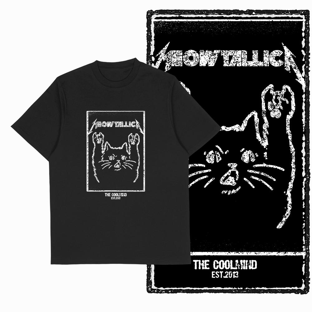 Coolmind U3 100% Baumwolle Übergröße Streetwear Cooler Druck Exklusives Grafik-T-Shirt für Männer Vintage SCHWARZ Herren Neuheit T-Shirt
