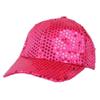 Shiny Sun Cap Brilliant Glitter Peaked Cap Simple Sequins Baseball Cap  Decorated