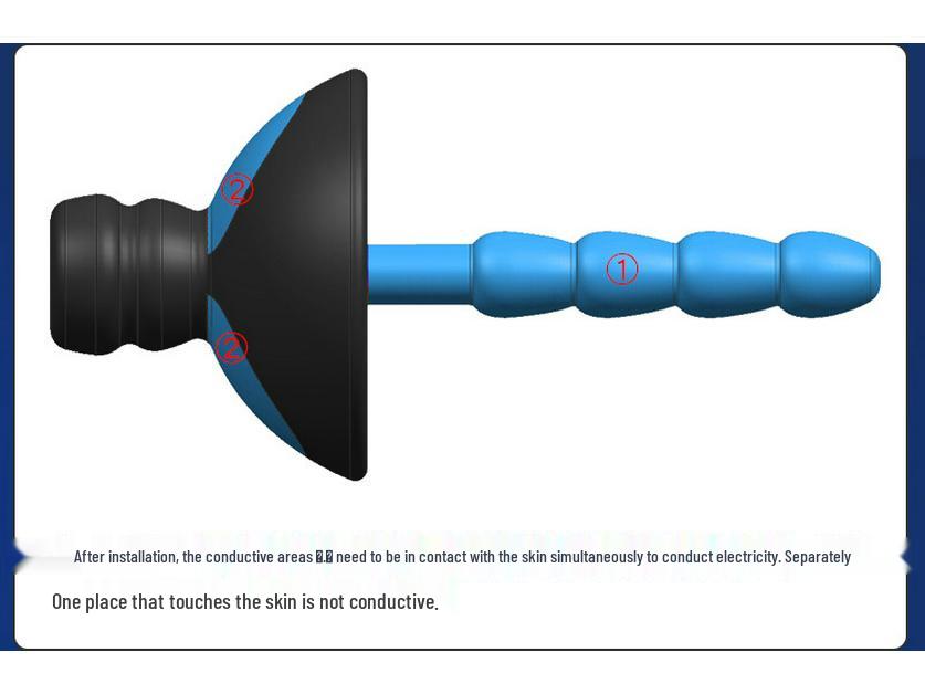 Electric Shock Urethral Dilator and Glans Stimulator for Adult Male SM Play
