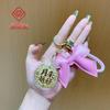 New Gold Mobile Phone Charm: Princess Keychain for Attracting Prosperity