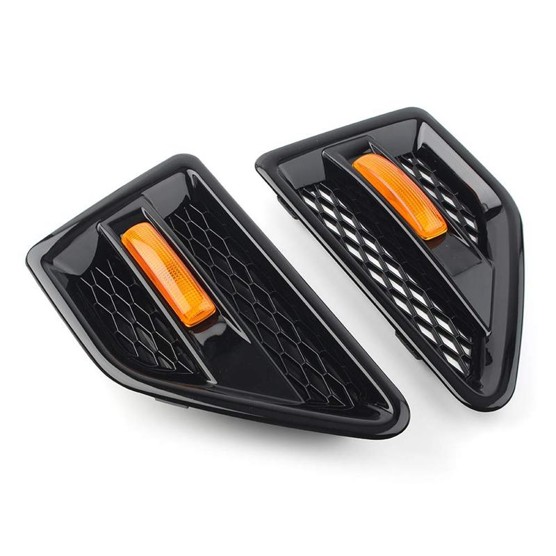 Auto Grille Voor Grille Gaas Zijventilatie Voor Land Rover Freelander 2 2006-2016 Spatbord Zijmarkeringslichten