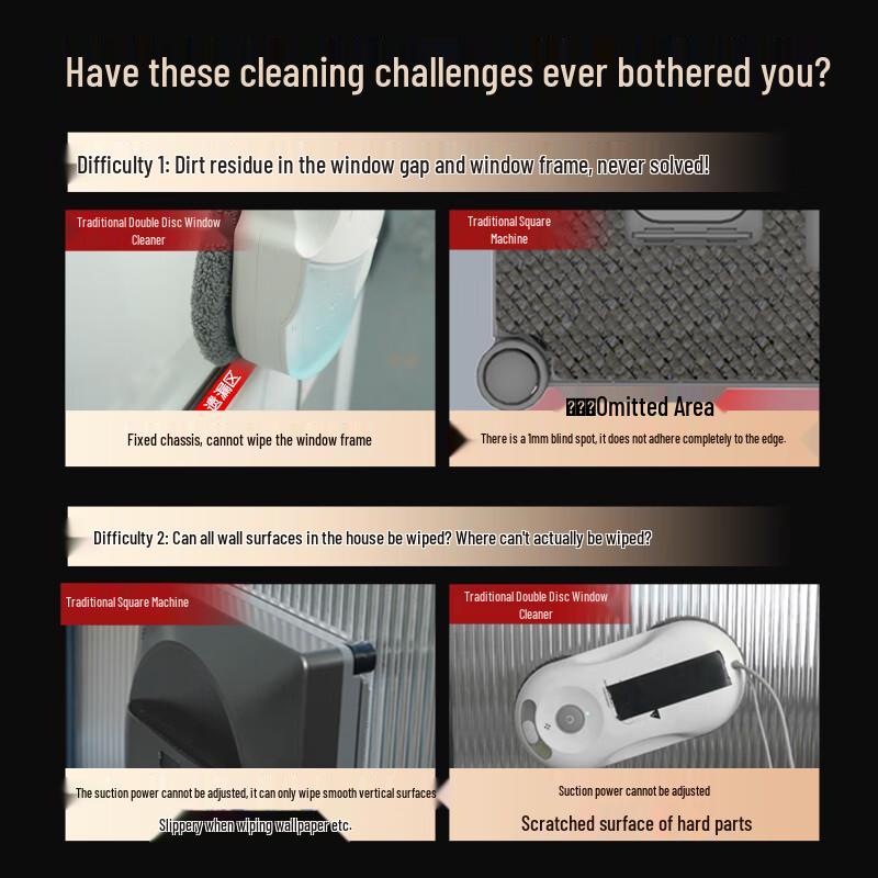 Hut C7 Smart Window Cleaning Robot CN plug (adapter included)