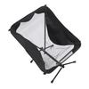 Portable Camping Chair Multipurpose Prevents Sinking Strong Load Bearing Lightweight Sturdy Folding Backpacking Chair Black