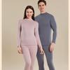 Lyocell Cashmere Thermal Set: Fleece-Lined, Extra Thick, Self-Heating Base Layer for Couples (Autumn Wear)