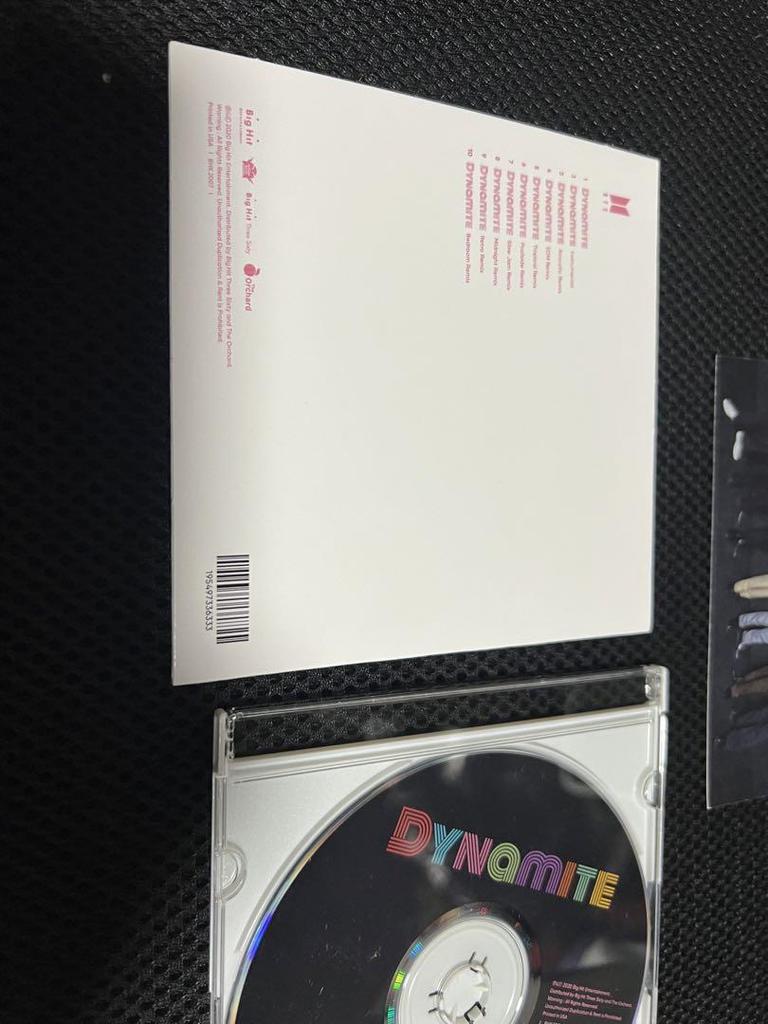 [USED] BTS Dynamite 10-Song Remix CD Released Exclusively In the US BTS