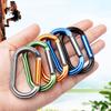 Rock Climbing Carabiner Light Weights Twist Carabiner Hook with Screwgate Spring Snap Keychains Clip Hook Buckle