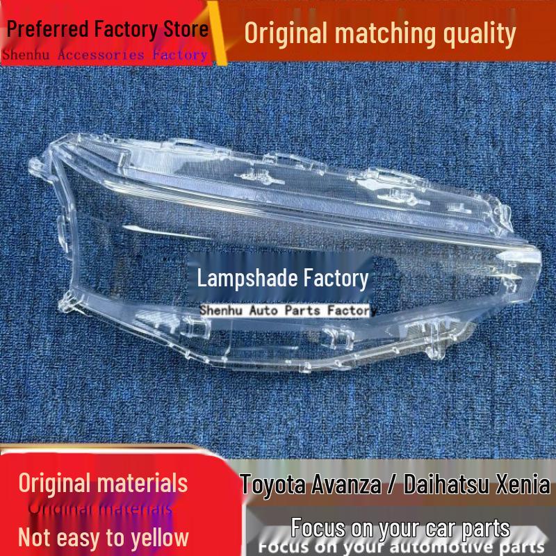 Transparent Headlight Cover for Daihatsu Xenia/Avanza Driver standard, without glue