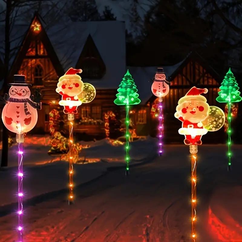 

Solar-Powered Snowman Light: Acrylic Lawn Decoration for a Festive Christmas Atmosphere Waterproof Battery Box - High Quality