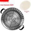 Thickened Stainless Steel Steamer Rack for Wok and Electric Pots