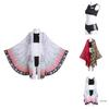 Ensemble Bikini Maillot de Bain Élégant Demon Slayer Kimetsu No Yaiba Avec Cape Accrocheuse Pour Cosplay