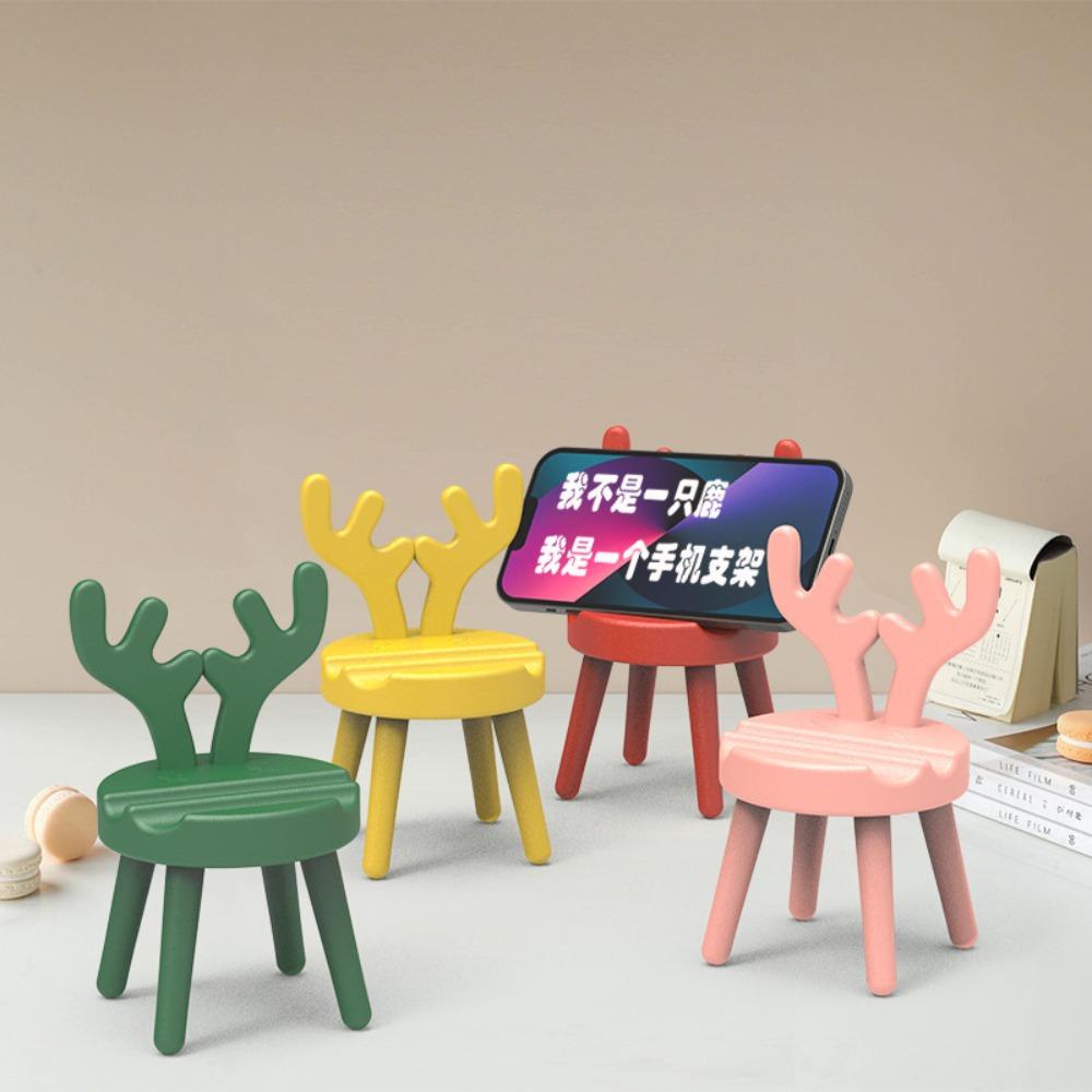 Mini Lazy Mobile Phone Stand Portable Chair Phone Holder Chair Mobile Phone Stand  Office