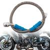 39cm Motorcycle Brake Oil Hose Pipe Line Kit Stainless Steel Braided Universal