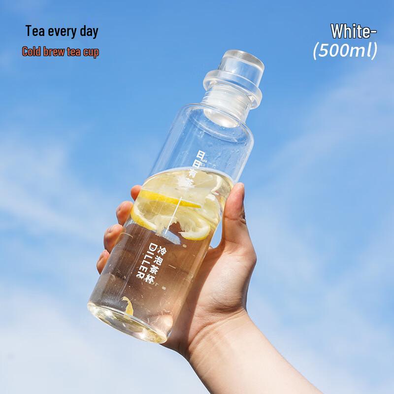 Portable High Borosilicate Glass Cold Brew Tea Bottle