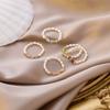 Fashion Handmade Beaded Pearl Ring Women's Handmade Crystal Stacked Wear Fashion Lady Fine Ring Ring Wholesale