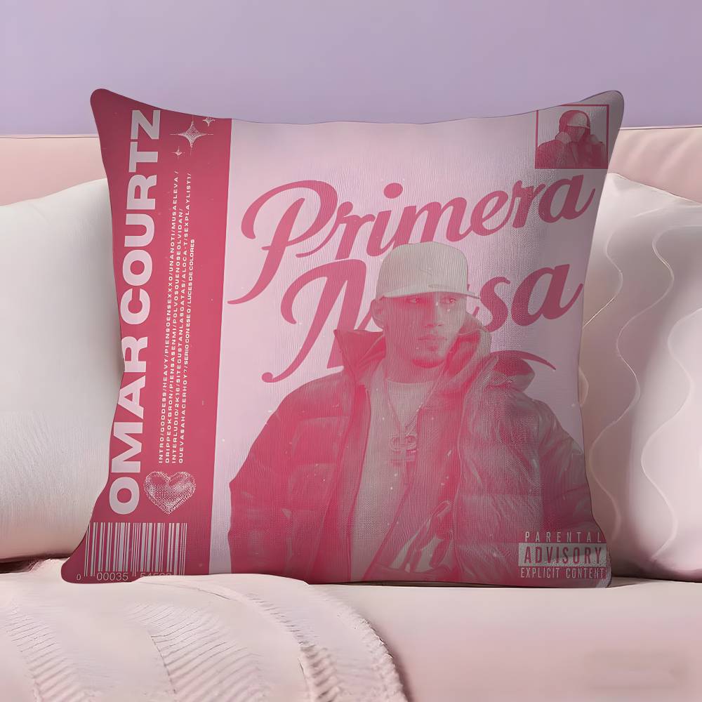 O-Omar Courtz Album Primera Musa Pillow Case Ultra Soft Skin Friendly Fabric Cloud Like Comfort & Concealed Zipper