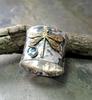 Sapphire Dragonfly Retro Ring - European & American Luxury Jewelry