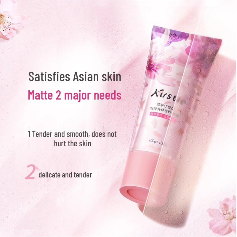 KOSTIN Rose Petal Shower Gel & Double Effect Body Scrub Set