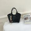 Xeie Thuk Handbag Women PU Leather Woven Texture Crossbody Daily Commute