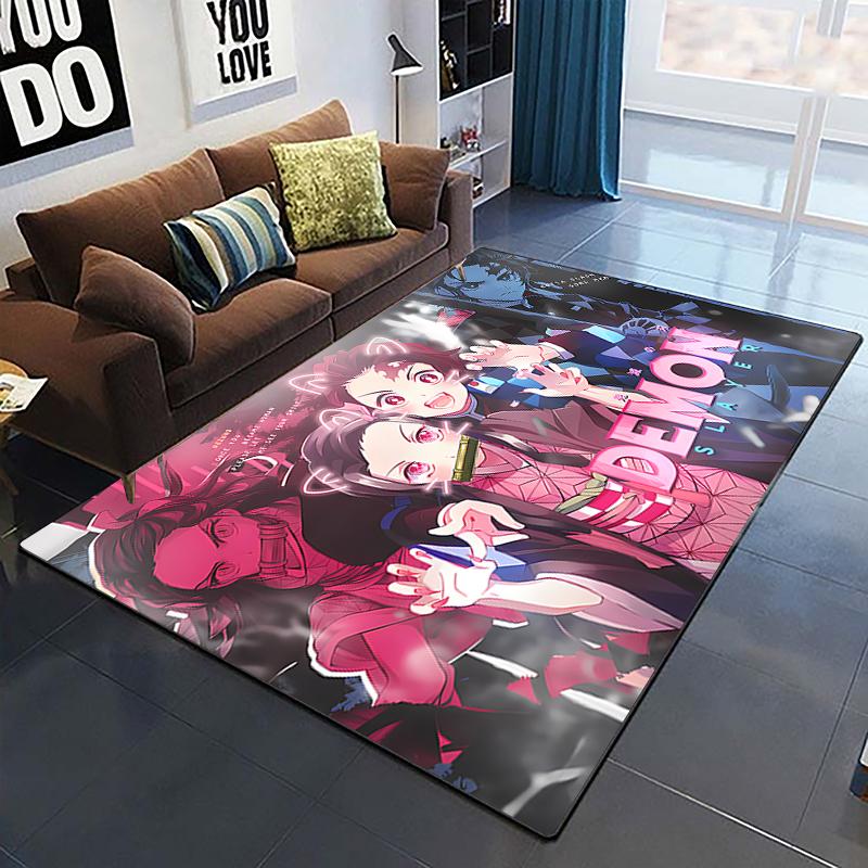 

Классический ковер с рисунком аниме, противоскользящий ковер для игровой комнаты, подарок для гостиной, спальни, украшение для дома