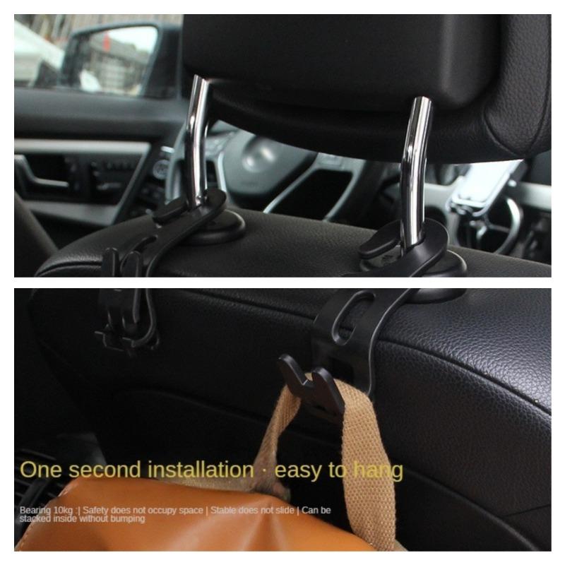 Nápady na skládací úložné prostory Hák do auta 10kg Nosný hák na zadní sedadlo auta Doplňky interiéru auta