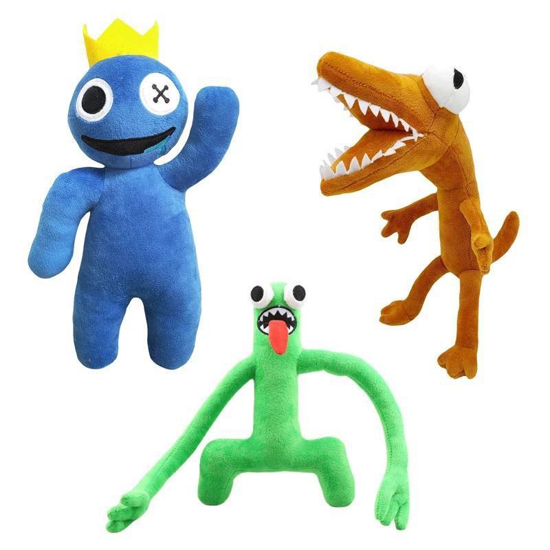 Rainbow Friends Roblox Peluche Cartoon Game Character Doll Kawaii Blue Monster Morbido Peluche per Bambini Regali di Natale