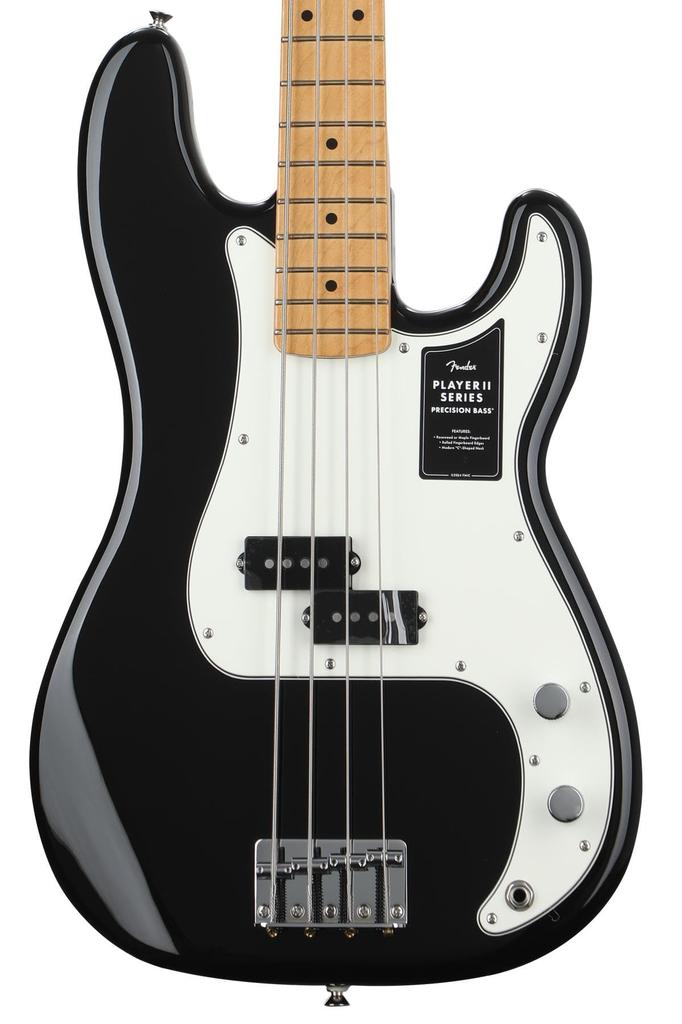 Fender Fender electric bass Player II Precision Maple Black with soft case Bass®, Fingerboard,