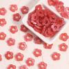 16mm Gradient Plum Blossom Resin Beads, Five-Petal Flower for Handmade DIY Bracelets & Necklaces