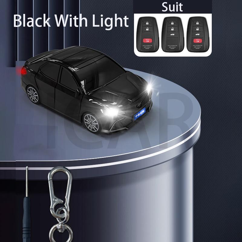 For Toyota Camry Car Model Key Case 2 3 4 Button Remote For Toyota Corolla Prius Camry Chr Rav4 Altis Land Cruiser Key Cover Fob