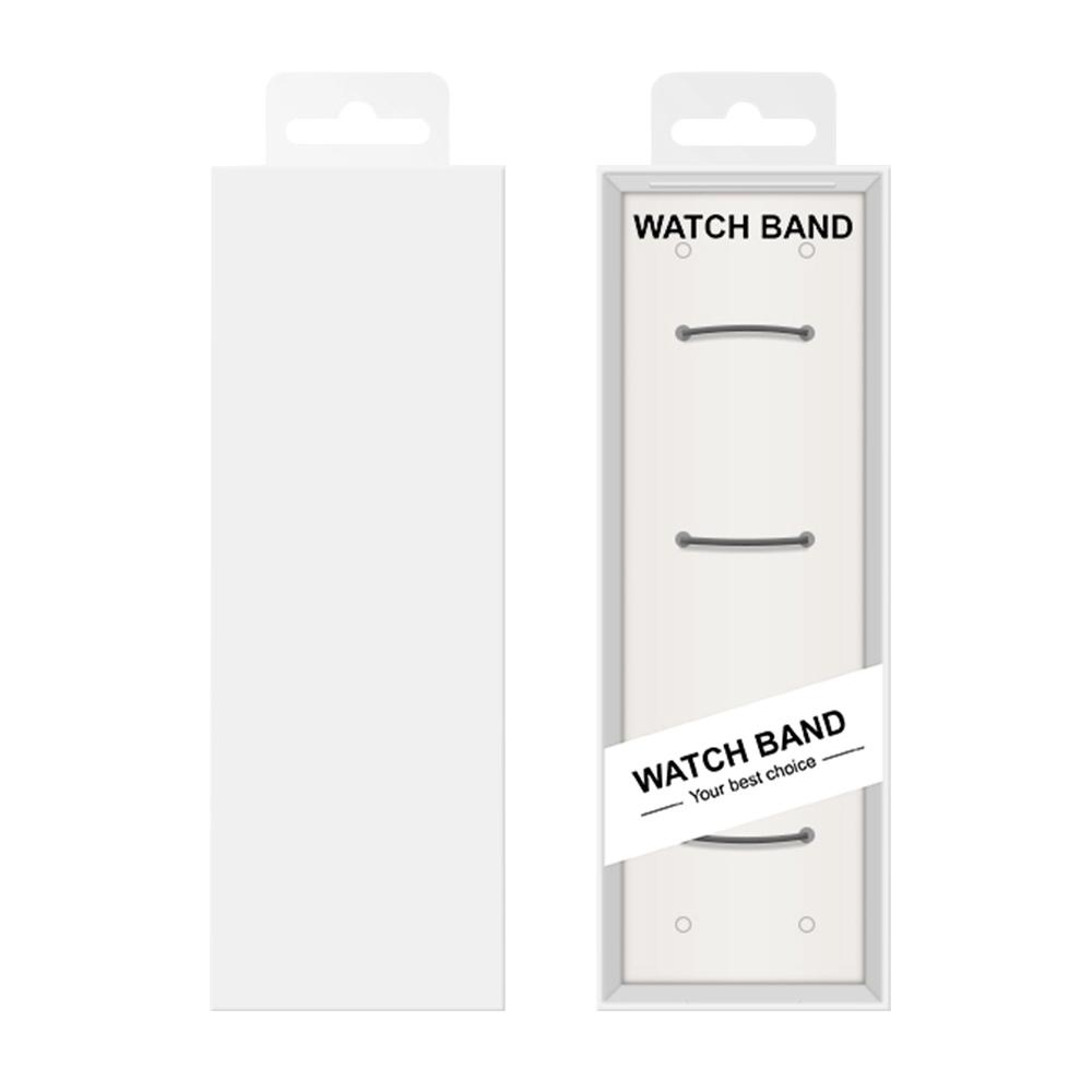 

Premium Organizer Clear View Window Watch Strap Display Case White Storage Packaging Box