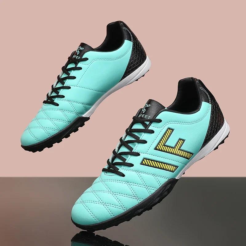 

Новые мужские футбольные бутсы Нескользящие футбольные бутсы FG/TF Высококачественные кроссовки Футзал Горячие продажи Комнатные шипы Средней высоты Матч 37