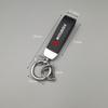 Auto Keyring Carbon Leather Keychain for Mitsubishi Pajero Sport Eclipse Cross L200 Colt Delica Ralliart Triton Car Accessories