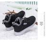 Men's High Top Waterproof Winter Boots with Velvet Lining - Soft Sole, Warm Snow Shoes for Elderly & Dad.