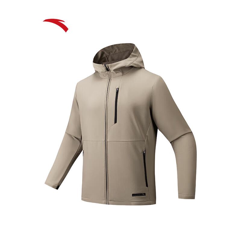 ANTA Men's Hooded Woven Sports Windbreaker