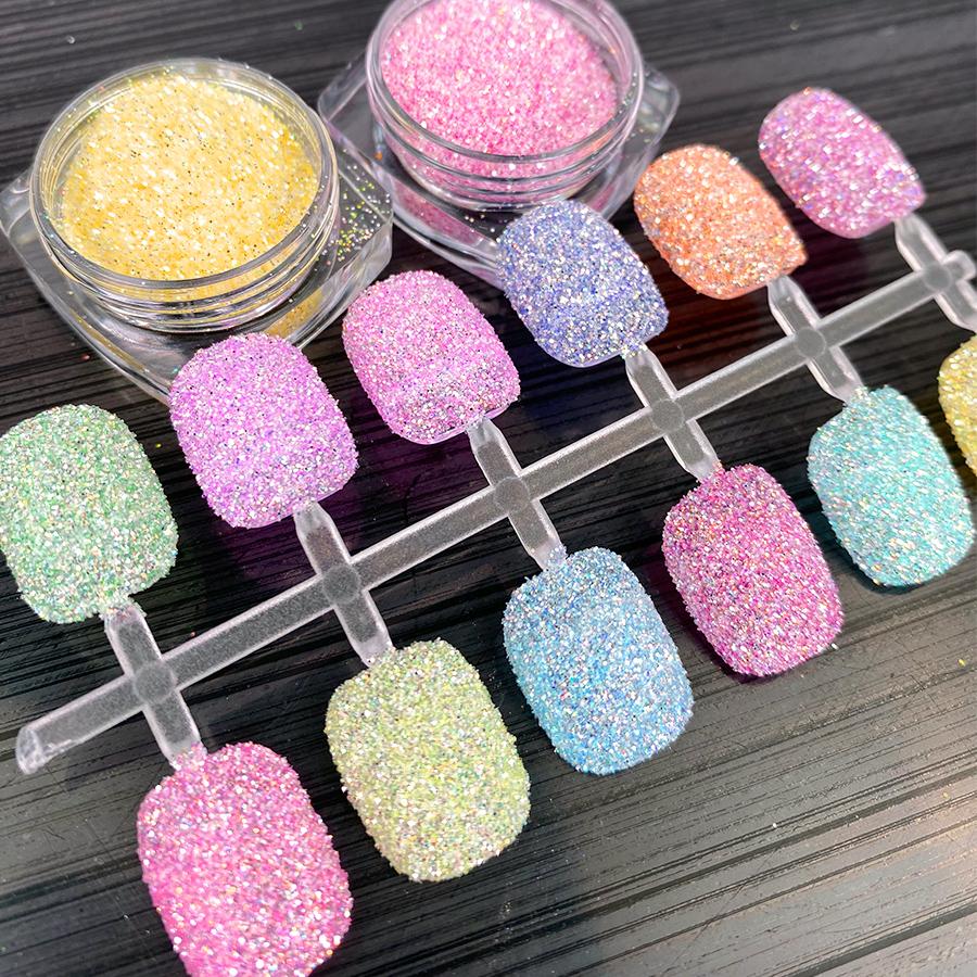 Manicure Nail Art Decorations Glitter Powder Sparkle Fairy Dust Glitter Candy Effect Sugar Glitter Powder 500G Bag