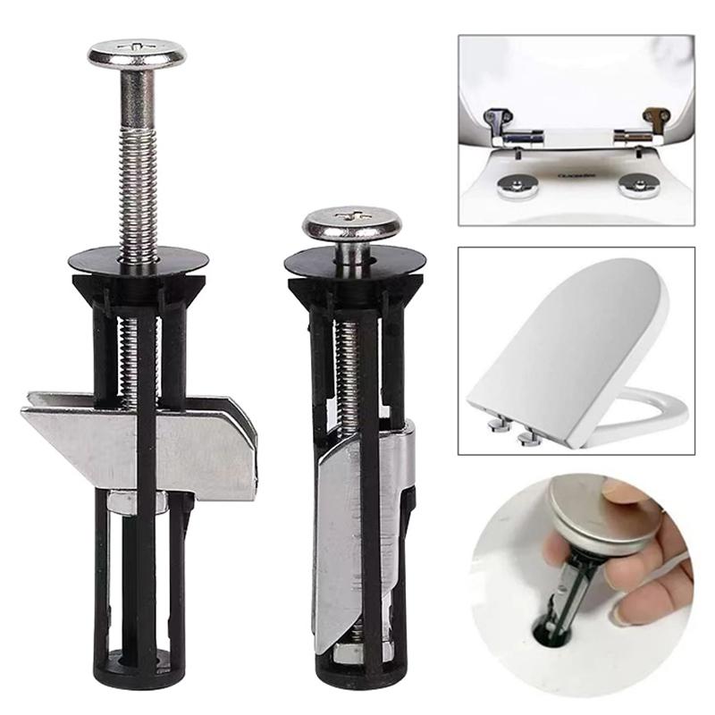Souprava šroubů pro upevnění záchodového sedátka pro vysoké zatížení Náhradní sada šroubů pro záchodové sedátko Univerzální příslušenství pro upevnění záchodového víka