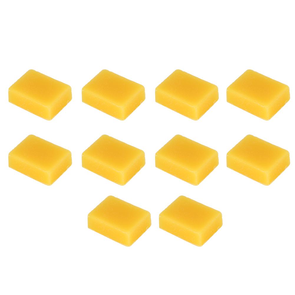 10Pcs Natural Beeswax Leather Maintenance Thread Bracelet Mahogany Furniture Polishing Wax