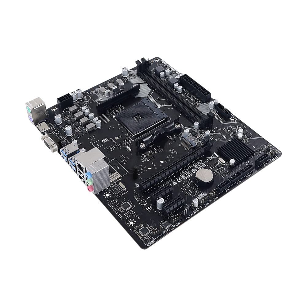 Equipped with BIOSTAR AMD A520 Compatible with AMD Ryzen 5000 Equipped with Compatible with Gigabit MicroATX Motherboard Chipset, Series, HDMI/D-Sub